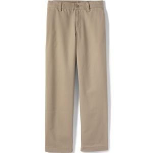 NWT Lands' End Boys School Uniform, Perfect Khaki Pants. Size 20